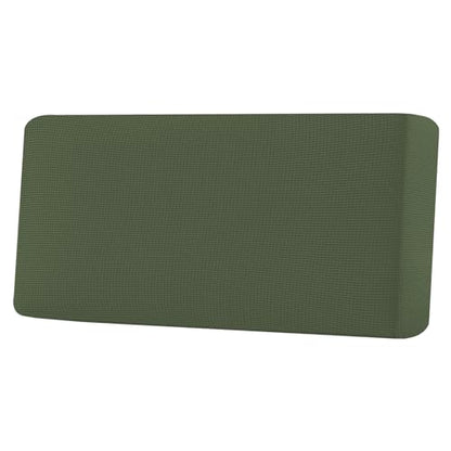 H.VERSAILTEX Super Stretch Individual Seat Cushion Covers Sofa Covers Couch Cushion Covers Slipcover Sets Thick Jacquard Textured Twill Fabric (1 Piece Sofa Cushion Cover, Bronze Green) - color: Bronze Green, size: 1 Cushion Sofa
