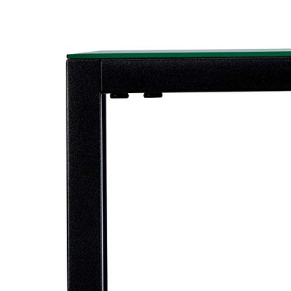 SEI FURNITURE Darrin Narrow console table, Black - color: Black