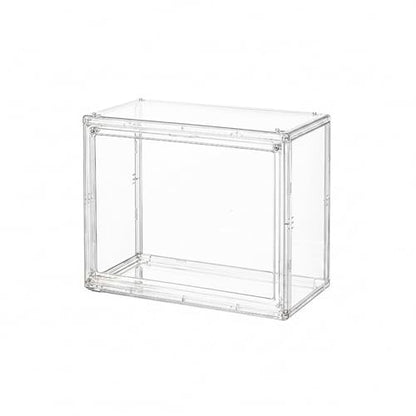 Clear Stackable Storage Bins with Lids, Durable Plastic Organizer Containers for Closet, Shelf & Desktop Organization - size: 10.63 x 8.66 x 5.12 in