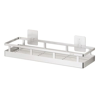 19.69Inch Spice Rack Organizer, SUS304 Stainless Steel Wall Mount Spice Rack Storage Basket, Kitchen Racks, Nail-Free Installation - size: 19.7Inch 1PC