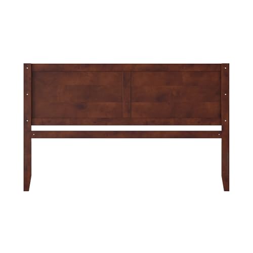 AFI, Canyon King Solid Wood Rustic Farmhouse Headboard, Walnut - color: Walnut, size: King (U.S. Standard)
