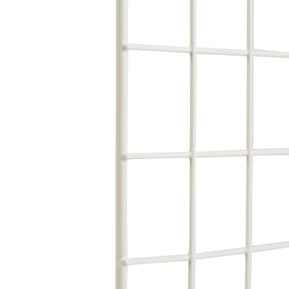 Amazon Basics Cube Wire Grid, 6-Cube, 12 x 12-Inches, White | Stackable, Storage Shelves - color: White