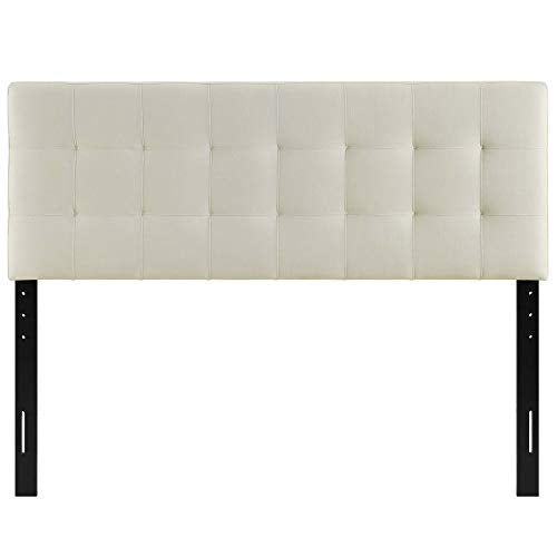 Ergode Lily Queen Upholstered Linen Fabric Tufted Headboard - Elegant Bedroom Upgrade