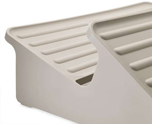 Joseph Joseph Shoe-In 2-Tier Space-saving Shoe Rack Organiser, holds up to 6 pairs, Ecru - size: Large