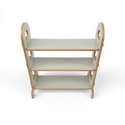 3 Tier Wooden Spice Rack | Solid Wood Kitchen Organizer | Countertop or Pantry | See Every Jar | No Assembly Required