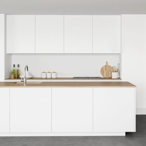 Arthome 17"x240" White Contact Paper, Peel and Stick Matte Wallpaper, Self Adhesive Decorative Vinyl Paper for Countertop, Cabinet, Table, Shelves, Furniture Renovate and Wall Covering Decoration - color: White Matte, size: 17" x 240"
