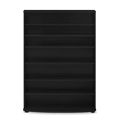 FURINNO JAYA 6-Tier Multimedia Storage Tower, Espresso - color: Espresso, size: 6-Shelf