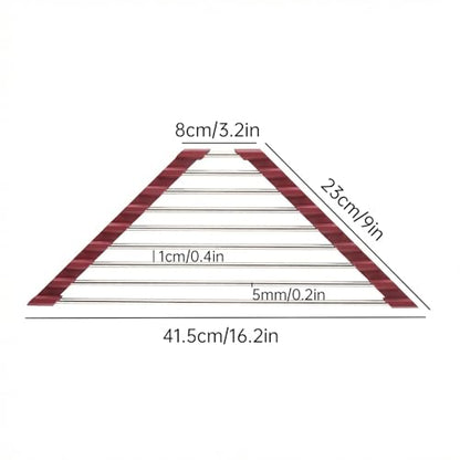 Tomorotec Triangle Roll Up Dish Drying Rack 304 Stainless Steel Wine Red | BPA-Free Food-Grade Silicone Edges Foldable Waterproof Rustproof Heavy-Duty Space Saver Heat Resistant to 550°F - color: Wine Red