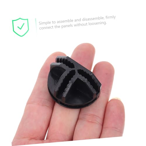 Lurrose 16pcs Sturdy Plastic Wire Cube Connectors for Modular Closets Sturdy Organizer Connectors Easy Assembly Storage Shelving System for Home and Office