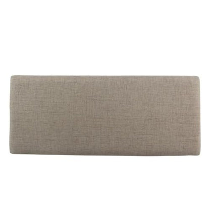HomePop 42" Storage Bench with Nailhead Trim - Tan - color: Tan
