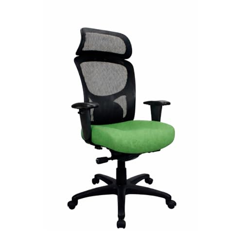 Tempur-Pedic TP6450 Mesh Office Desk Chair, Ergonomic High Back Computer Chair with Adjustable Arms, Lumbar Support and Swivel Tilt, Green - color: Green