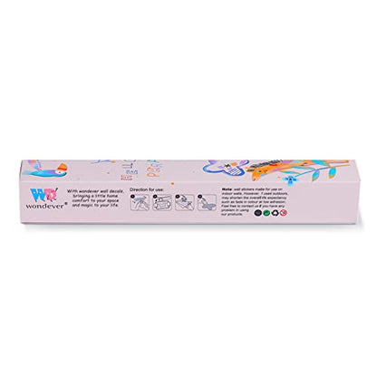 wondever Large Rainbow Wall Decals Colorful Boho Flower Peel and Stick Wall Art Stickers for Girls Bedroom Kids Room Baby Nursery - color: Flower