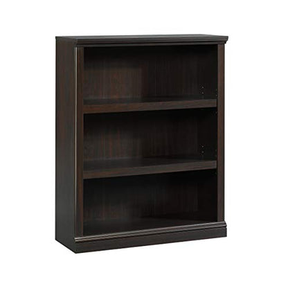 Sauder Miscellaneous Storage 3-Shelf Bookcase/ Book shelf, Jamocha Wood finish - color: Jamocha Wood