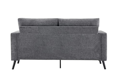 70” Loveseat Sofa, Grey Love Seat Couches for Living Room, 2 Seater Small Couch for Small Spaces, Bedroom, Office Sofas