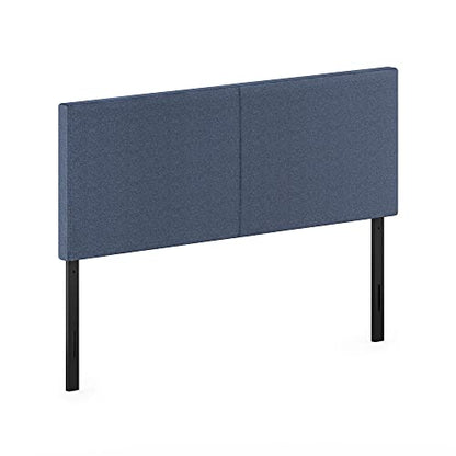 Furinno Roanne Upholstered Headboard, Queen, Denim - color: Denim, style: Queen-Plain