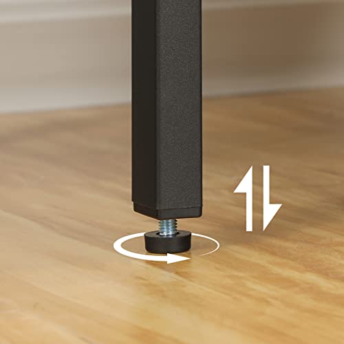 HOOBRO End Table, Simple Rustic Side Table with 3-Tier Storage Shelf, Narrow Nightstand for Small Spaces, Easy Assembly, for Living Room, Bedroom, Metal, Industrial Design, Greige and Black BG14BZ01 - color: Greige + Black