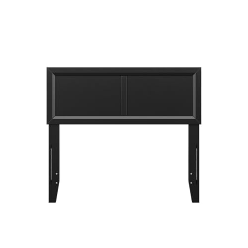 AFI, Sophia Adjustable Modern Twin Wood Headboard, Black - color: Black, size: Twin