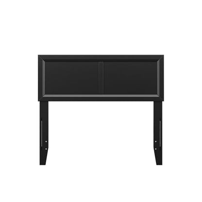 AFI, Sophia Adjustable Modern Twin Wood Headboard, Black - color: Black, size: Twin
