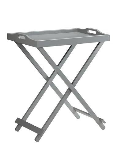 Convenience Concepts Designs2Go Tray Table, Gray - color: Grey