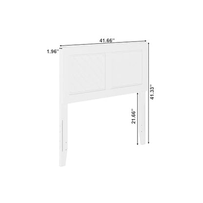 AFI, Canyon Twin Solid Wood Rustic Farmhouse Headboard, White - color: White, size: Twin