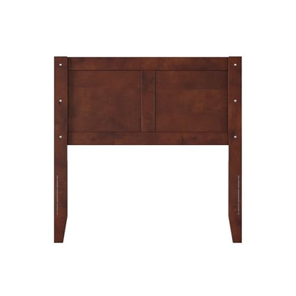 AFI, Canyon Twin Solid Wood Rustic Farmhouse Headboard, Walnut - color: Walnut, size: Twin