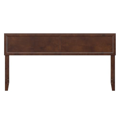 AFI, Sophia Adjustable Modern King Wood Headboard, Walnut - color: Walnut, size: King (U.S. Standard)