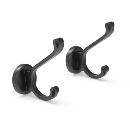 Ant Mag Magnetic Hooks Heavy Duty 140LBS, Neodymium Wall Coat Hooks 2 Pack | Strong Magnet Hooks for Hanging Coats, Robes, Backpacks, Bags, Hats, Keys, Mugs, Cups, Towels,Black - color: Black, size: 2 Pack