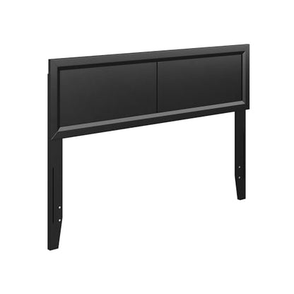 AFI, Sophia Adjustable Modern Full Wood Headboard, Black - color: Black, size: Full