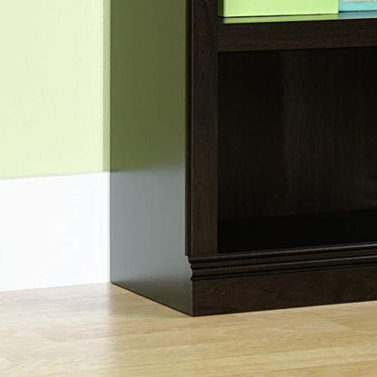 Sauder Miscellaneous Storage 3-Shelf Bookcase/ Book shelf, Jamocha Wood finish - color: Jamocha Wood