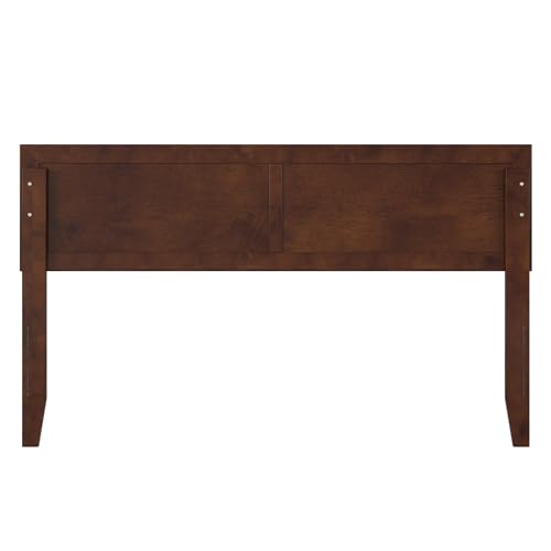 AFI, Sophia Adjustable Modern Queen Wood Headboard, Walnut - color: Walnut, size: Queen (U.S. Standard)