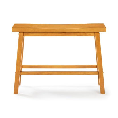Sonoma Backless Bench - Golden Oak - color: Golden Oak