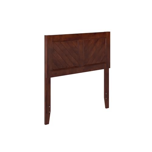 AFI, Canyon Twin Solid Wood Rustic Farmhouse Headboard, Walnut - color: Walnut, size: Twin