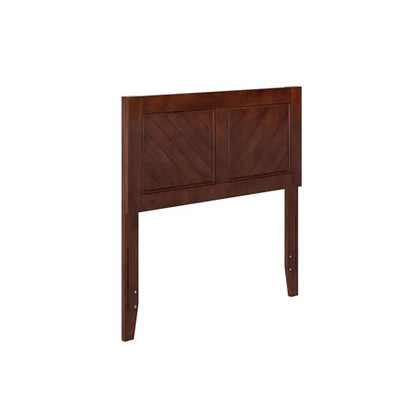 AFI, Canyon Twin Solid Wood Rustic Farmhouse Headboard, Walnut - color: Walnut, size: Twin