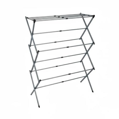 Drying Racks 3 Tier Expandable Clothes Airer Collapsible Clothes Drying Rack, Space-Saving Laundry, Hanging Clothes Indoors & Outdoors, Lightweight, Compact, Folds Away for Convenient Storage