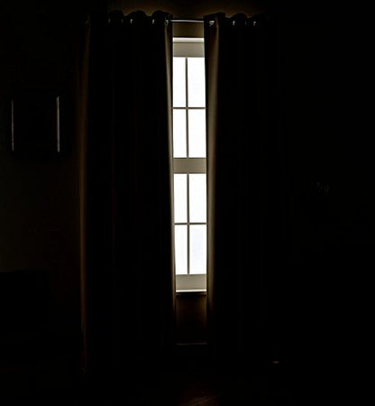 MYSKY HOME Beige Bedroom Curtains, 63 Inch Long Blackout Living Room Dark Grommet Window Curtains for Privacy Protection, Room Darkening Single Panel, 52 x 63 Inch - color: Beige, size: 52"W x 63"L (Pack of 1)