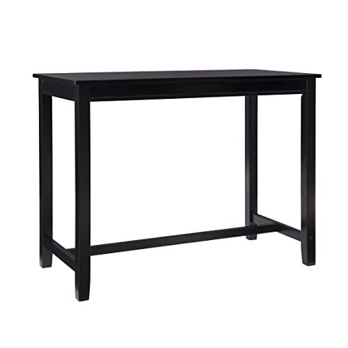 Linon Claridge Black 36 inch Height Bar Table - color: Black, size: Counter Height
