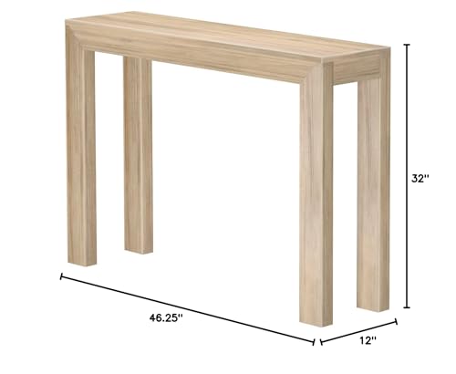 Plank+Beam Modern Console Table, 46 Inch, Blonde | Non-Toxic Finishes, Versatile Design, Modern Design, Easy Assembly, Modern Style, Quick Setup, Solid Wood - color: Blonde, size: 46 Inch
