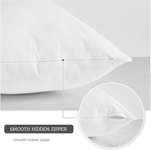 MoonRest® Synthetic Down Alternative 16x16 Square Pillow Insert Form, for Decorative Throw Pillow, Sofa, Cushions, Body and Bed - Pack of 2- Size 16” X 16” - style: 2 PACK - 16 x 16