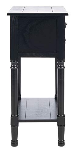 SAFAVIEH Furniture - Primrose 3-Drawer Console Table - Black - Solid Wood - Farmhouse Classic Design - Ideal for Entryway, Living Room, Hallway, 23.5" W x 13" D x 29.5" H (CNS5707B) - color: Black