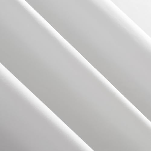 Sun Zero Columbia 2-Pack Thermal Energy Saving 100% Blackout Grommet Curtain Panel Pair, 50" x 95", White - color: White, size: 50"W x 95"L (Pack of 2)