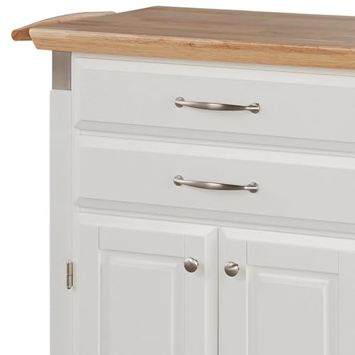 homestyles Dolly Madison Off-White Kitchen Cart - color: Off White