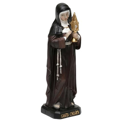 Holyart Resin and PVC Statues: St. Clare 20 cm Resin Statue