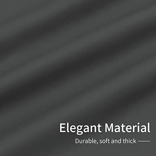 Easy-Going Thermal Grommet Blackout Curtains, 2 Panels 34x63 in, Grey | Washable Grommet Top Window Drapes for Bedroom and Living Room, Noise Reduction, Room Darkening - color: Grey, size: 34"W x 63"L (Pack of 2)