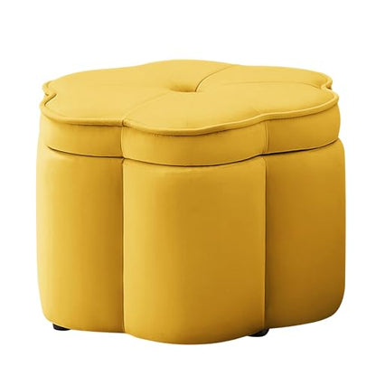 24" Small Modern Nesting Tables with Large Weight Capacity, Modern Nesting Side Tables with Space-Saving Design and Small Coffee Table with Side Storage Shelf for Living Room, Yellow - color: Yellow