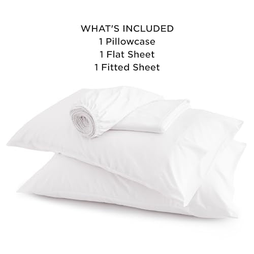 Bedsure PureWoven 100% Rayon Derived from Bamboo, Twin XL Sheets, 3 Pieces | Cooling Sheets for Hot Sleepers, Breathable & Silky Soft, 16" Deep Pocket, Hotel Luxury Bedding, White - color: 02 - White, size: Twin XL