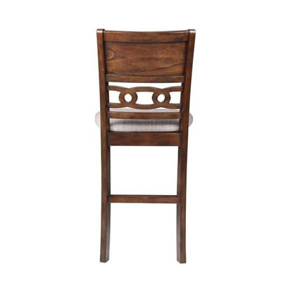 New Classic Furniture Gia 3-Piece Drop Leaf Counter Table Set with 2 Chairs, 42-Inch, Cherry - color: Cherry, size: Counter Set