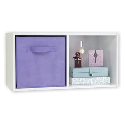 ClosetMaid 3878 Cubeicals Fabric Drawer, Light Purple, 2-Pack - color: Light Purple, size: 2-Pack, style: 2-Pack