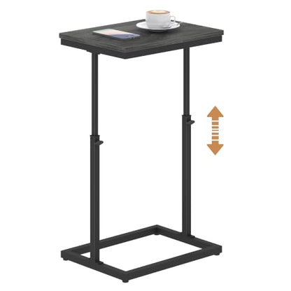 TUTOTAK End Table, Side Table, Tall Couch Table, Sofa Table | for Living Room, Bedroom, Grey TB01BY083P - color: Grey, size: 1 Pack, style: Large