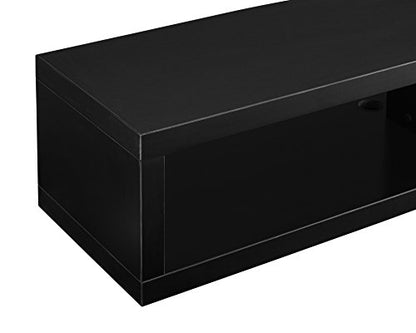 Martin Furniture Shallow Wall Mounted, 48", Black - color: Black, size: 48"
