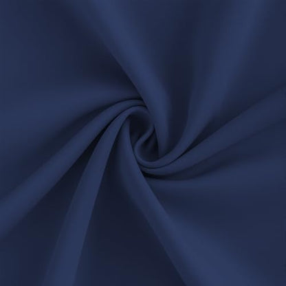 Navy Pinch Pleated Blackout Curtains with Hooks - 126 inches Extra Long Room Darkening Thermal Insulated Window Curtain Panels for High Ceiling Living Room 2 Panel 40" Wx126 L - color: Navy, size: 40"W x 126"L (Pack of 2)